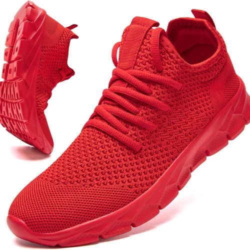 Women Tennis Shoes Running Sneakers Lightweight Breathable Gym Workout Fashion Sport Mesh Slip On Walking Shoes