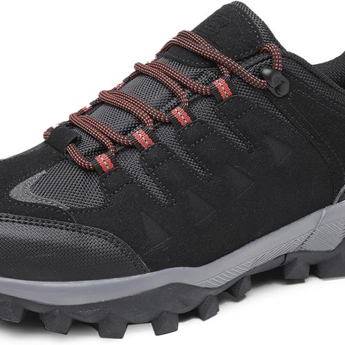 Men's Hiking Shoes Outdoor Casual Sneakers Non Slip Comfortable Breathable Walking Work Trekking Climbing Camping Travel Trail Running Grip Durable Classic Fashion